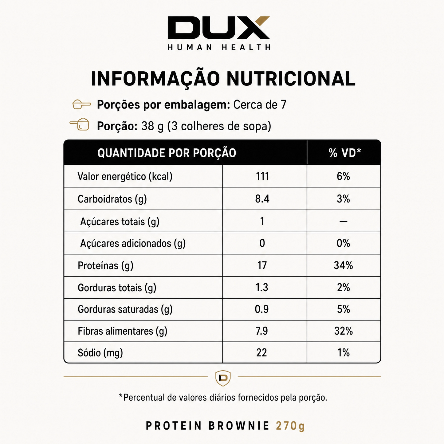 PROTEIN BROWNIE DUX