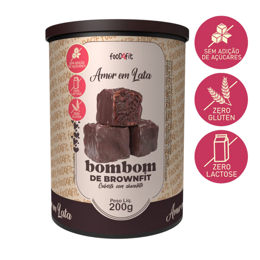Bombom de Brownie Zero Açúcar 200g
