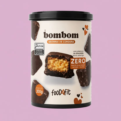 Bombom de Cenoura com Cobertura de Chocolate Meio Amargo 200g