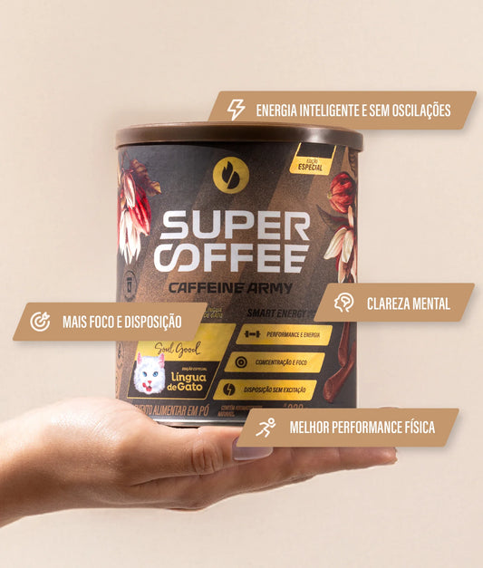SuperCoffee Chocolate Língua de Gato – 220g
