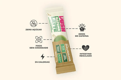 Push Matcha Latte — Baunilha · Sachê Unidade