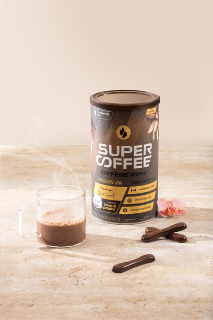 SuperCoffee Chocolate Língua de Gato 380g