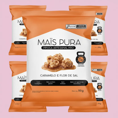 Pipoca Caramelo & Flor de Sal PRO — Mais Pura · 50g