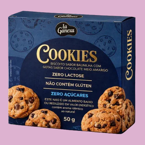 Cookie Baunilha com Gotas de Chocolate — La Ganexa - 50g