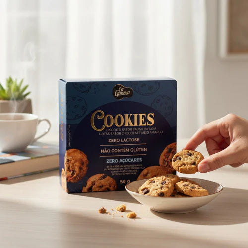 Cookie Baunilha com Gotas de Chocolate — La Ganexa - 50g