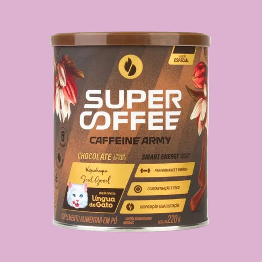 SuperCoffee Chocolate Língua de Gato – 220g