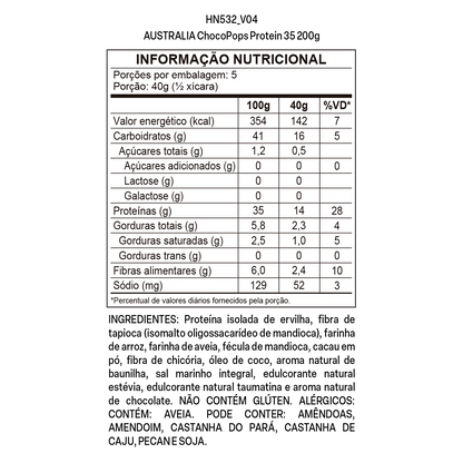 Australia ChocoPops Protein 35