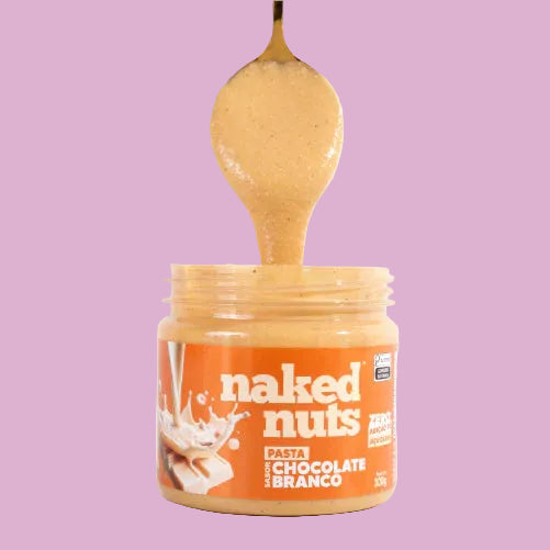 Pasta de Amendoim - Chocolate Branco - 150g - Naked Nuts