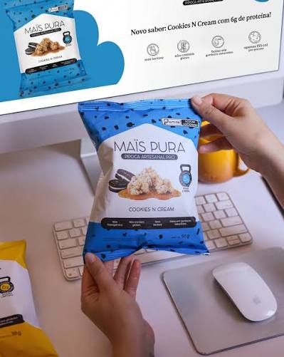 Pipoca Artesanal PRO Cookies N Cream Mais Pura