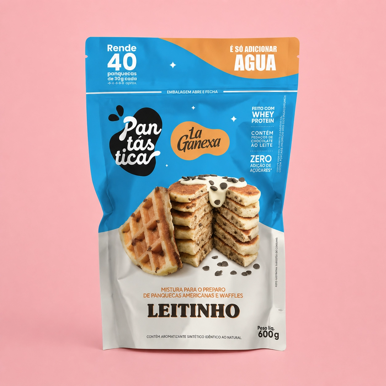 Panqueca Proteica Sabor Leitinho - 600g