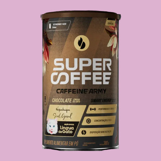 SuperCoffee Chocolate Língua de Gato 380g